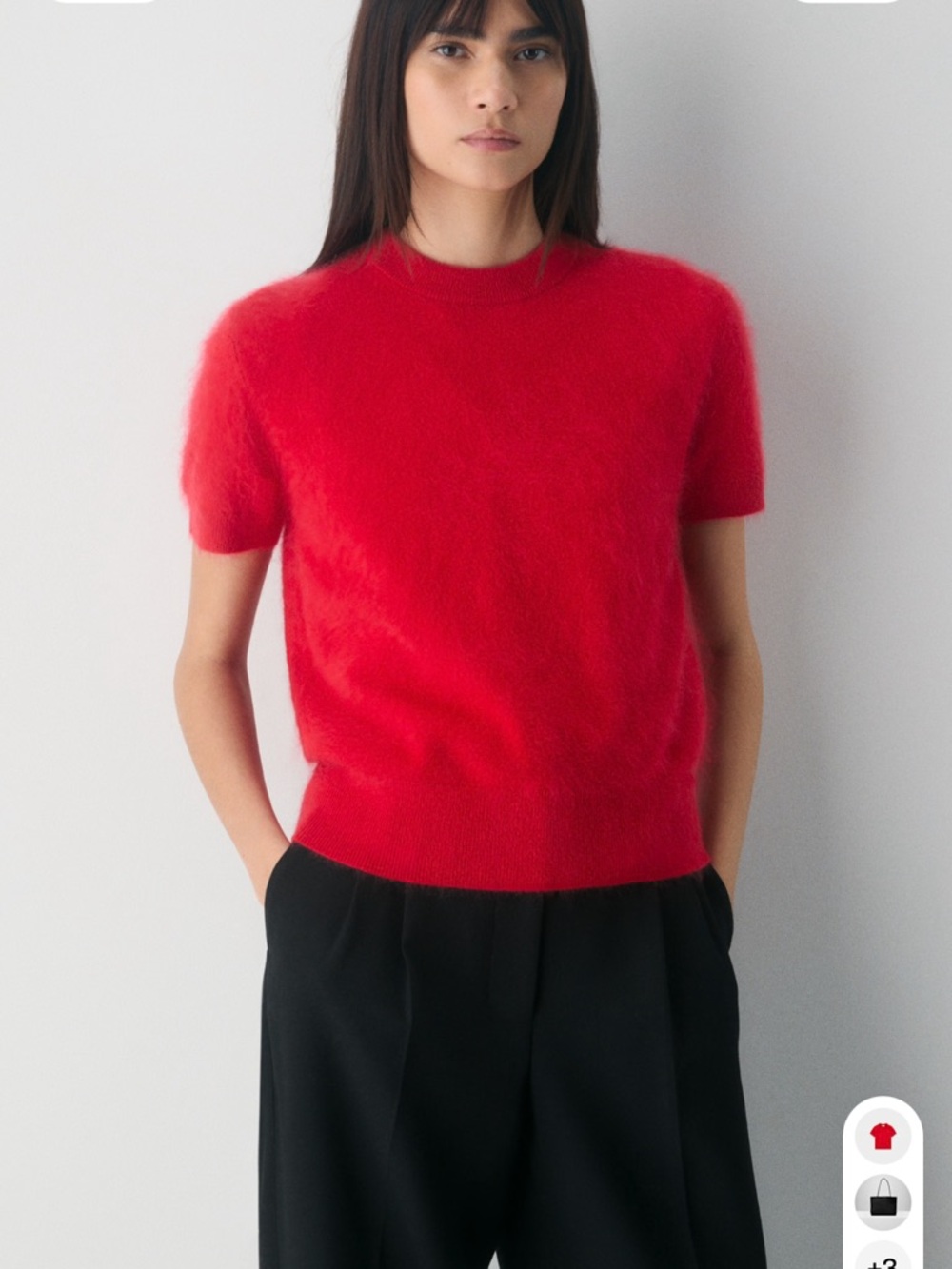 Aritzia Brushed Cashmere Crew Sweater